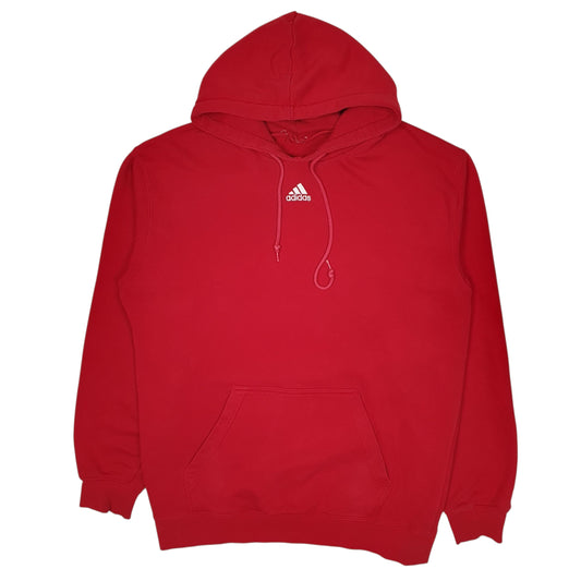 ADIDAS Hoodie Cotton Blend Jumper Sweatshirt Mens M