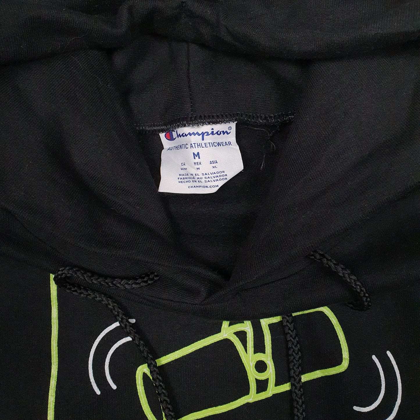 CHAMPION Hoodie Music Recording Jumper Sweatshirt Mens M