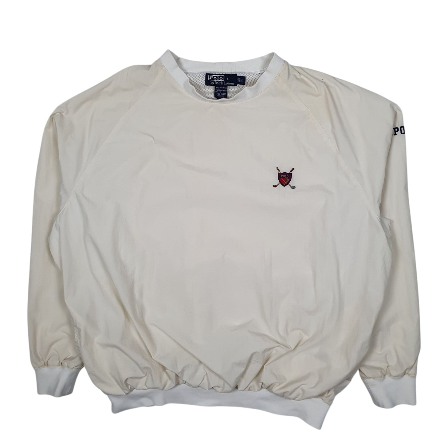 POLO RALPH LAUREN Windbreaker Jacket Coat Vintage 90s Golf Pullover Mens M