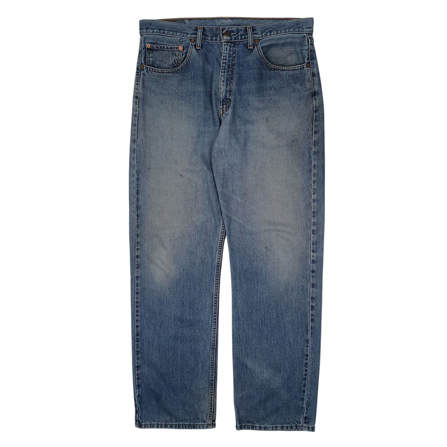 LEVIS 512 Jeans Slim Tapered Fit Blue Denim Trousers Mens Relaxed Loose Vintage 00s W36 L32