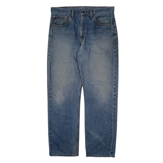 LEVIS 512 Jeans Slim Tapered Fit Blue Denim Trousers Mens Relaxed Loose Vintage 00s W36 L32