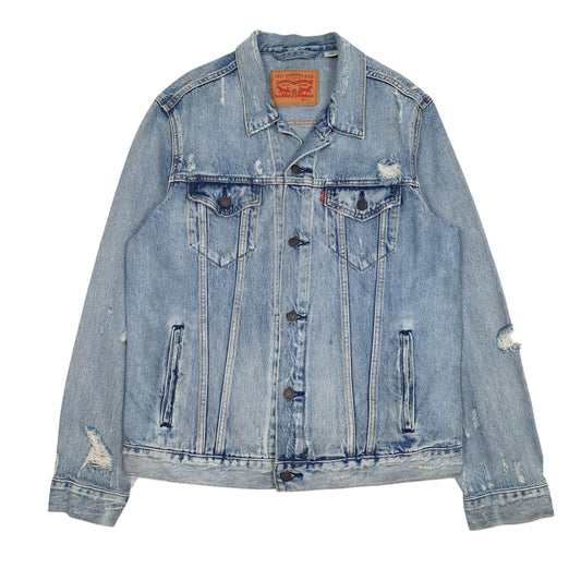 LEVIS Denim Jacket Coat Type 3 Trucker Mens L