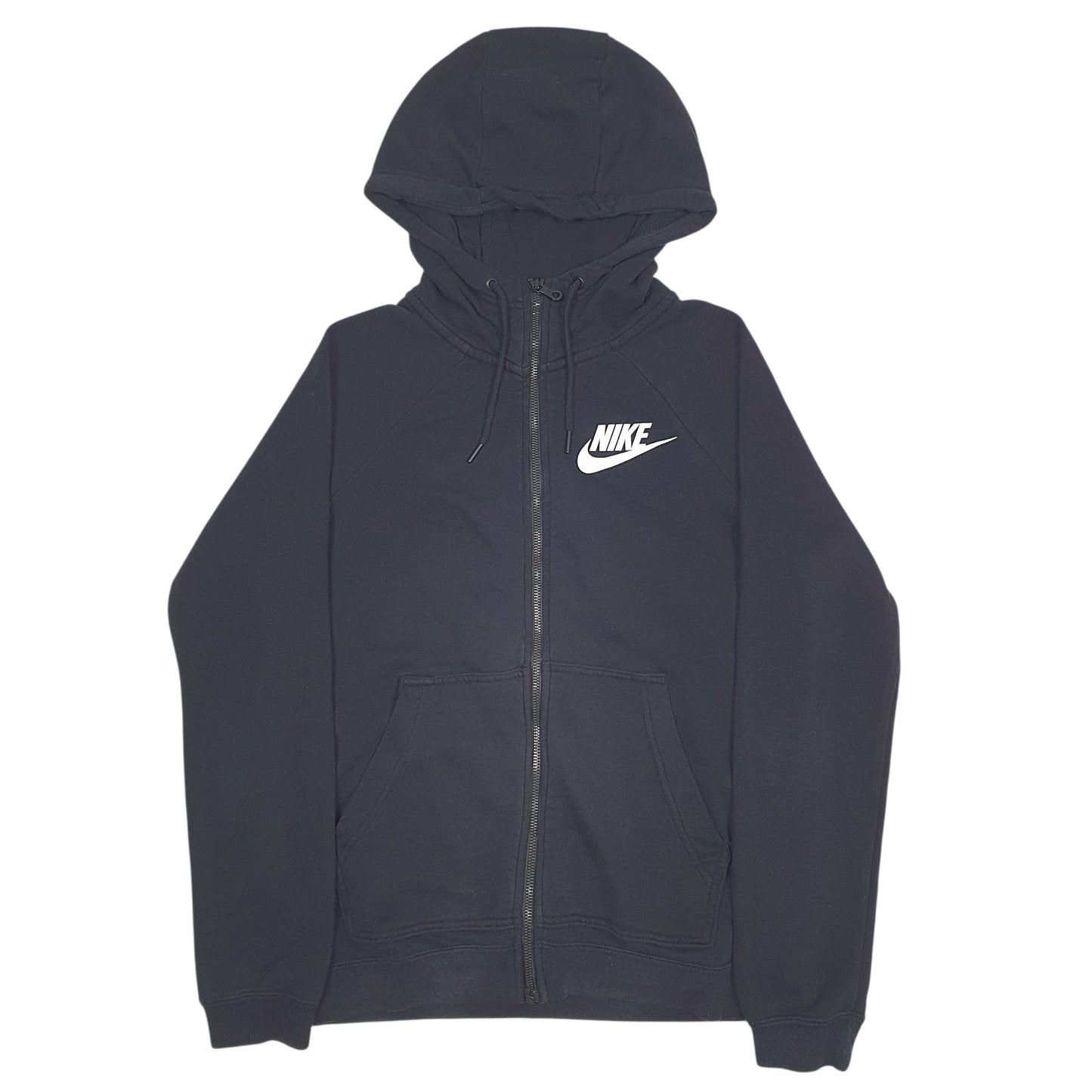 NIKE Full Zip Cotton Blend Jumper Sweatshirt Mens XS