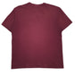 POLO RALPH LAUREN Burgundy T Shirt Tee Vintage 90s Short Sleeve Cotton Mens M