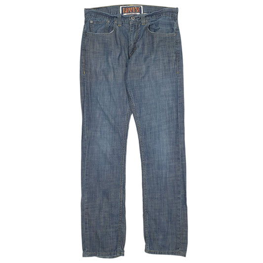 LEVIS 511 Jeans Slim Fit Blue Denim Trousers Mens W32 L30