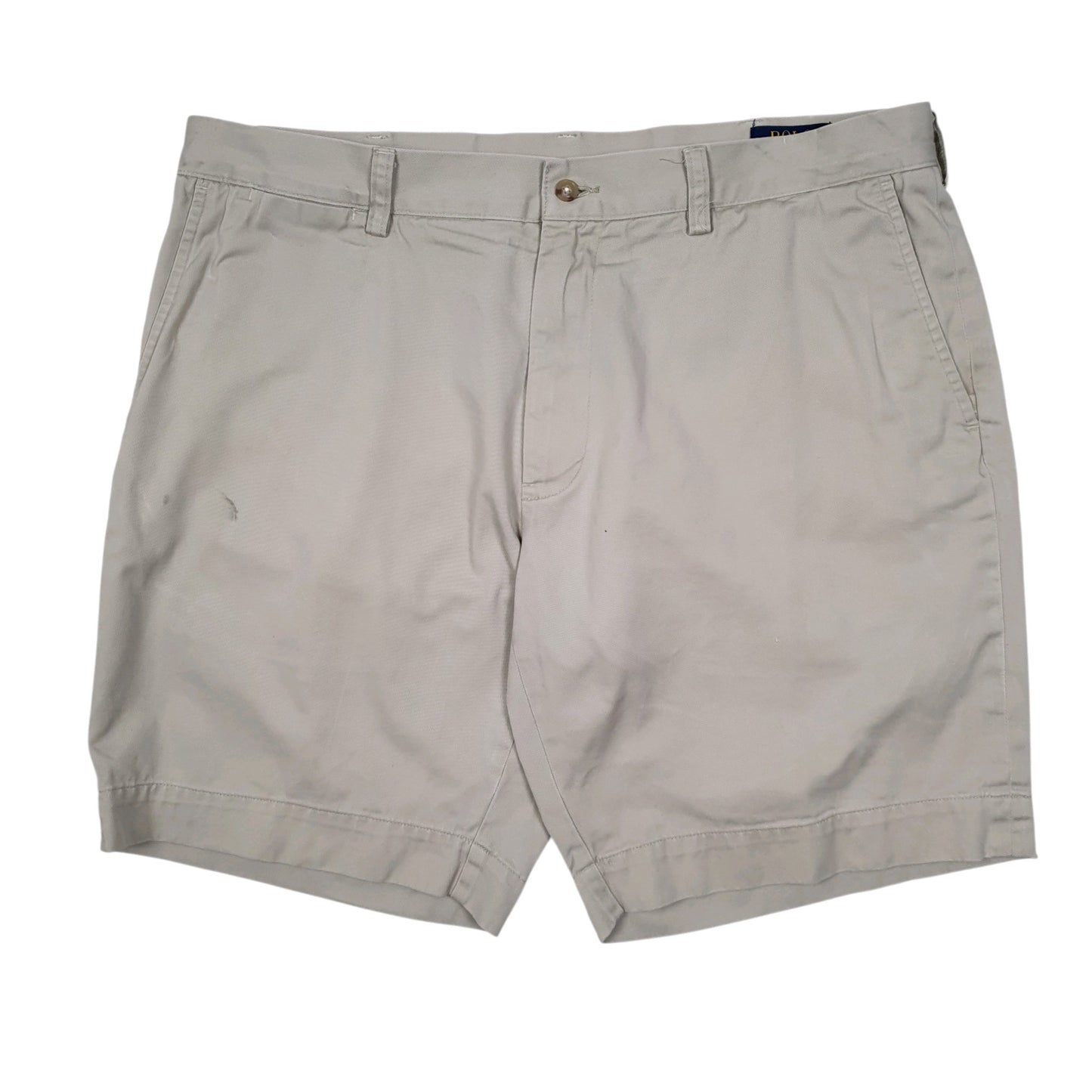 POLO RALPH LAUREN Classic Fit Beige Chino Cotton Shorts Mens W36
