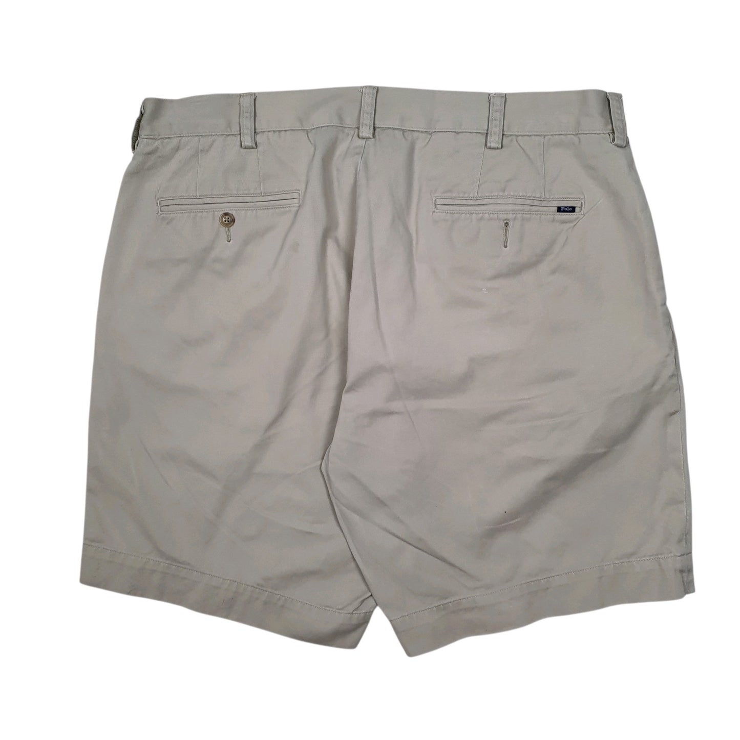 POLO RALPH LAUREN Classic Fit Beige Chino Cotton Shorts Mens W36