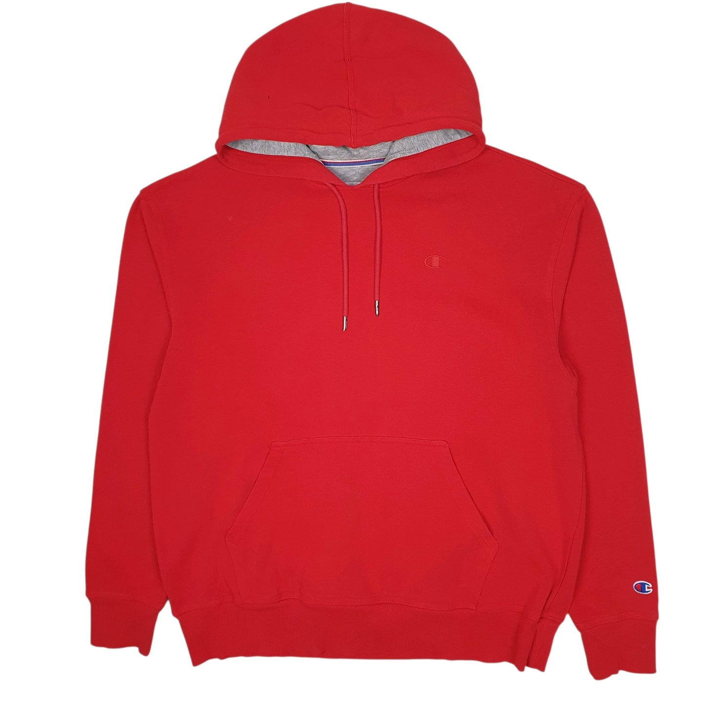 CHAMPION Hoodie Cotton Blend Jumper Sweatshirt Mens L