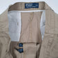 POLO RALPH LAUREN Pleated Beige Chino Cotton Shorts Mens W36