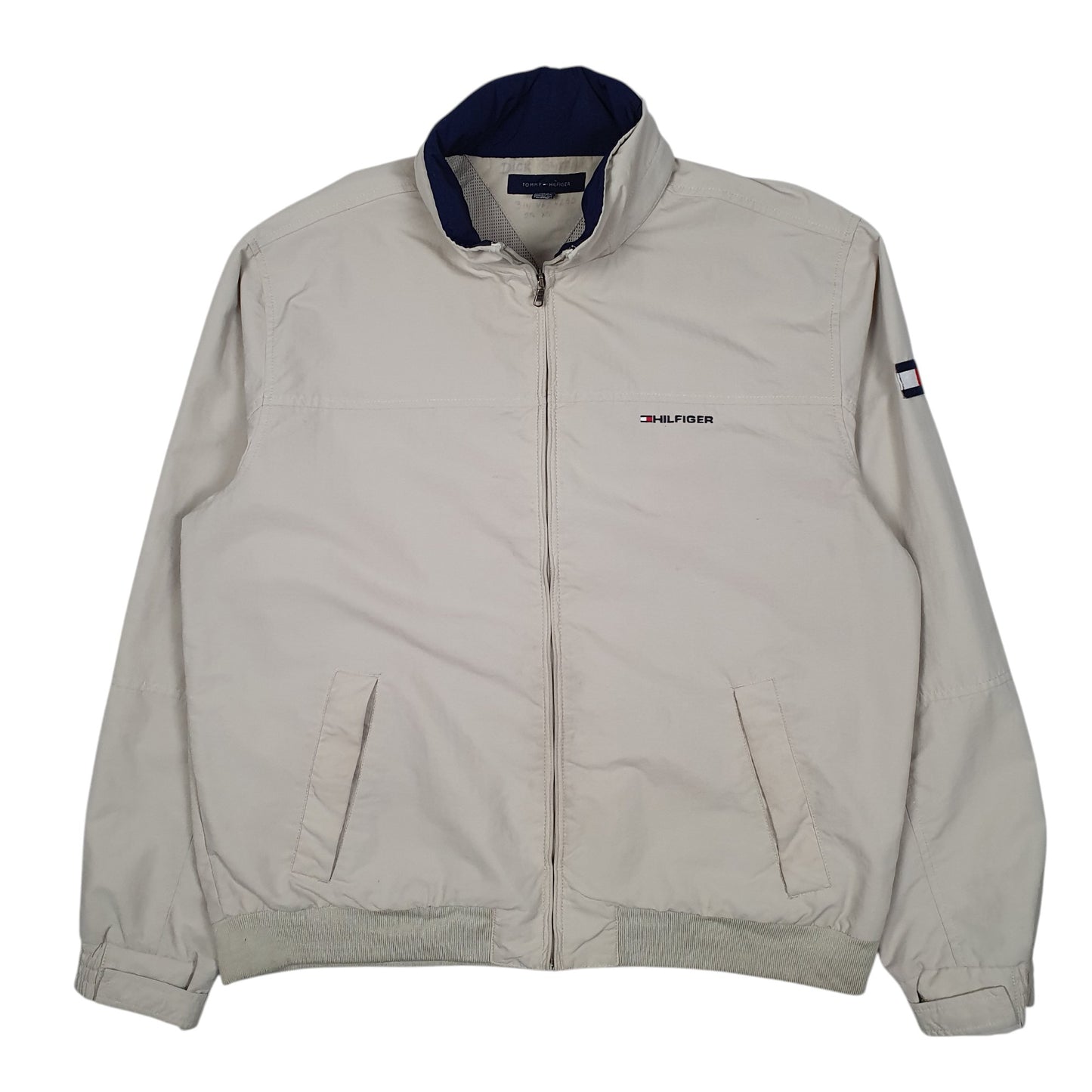 TOMMY HILFIGER Windbreaker Jacket Coat Hooded Mens XXL