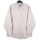 L.L.BEAN White Check Shirt Long Sleeve Casual Cotton Mens L