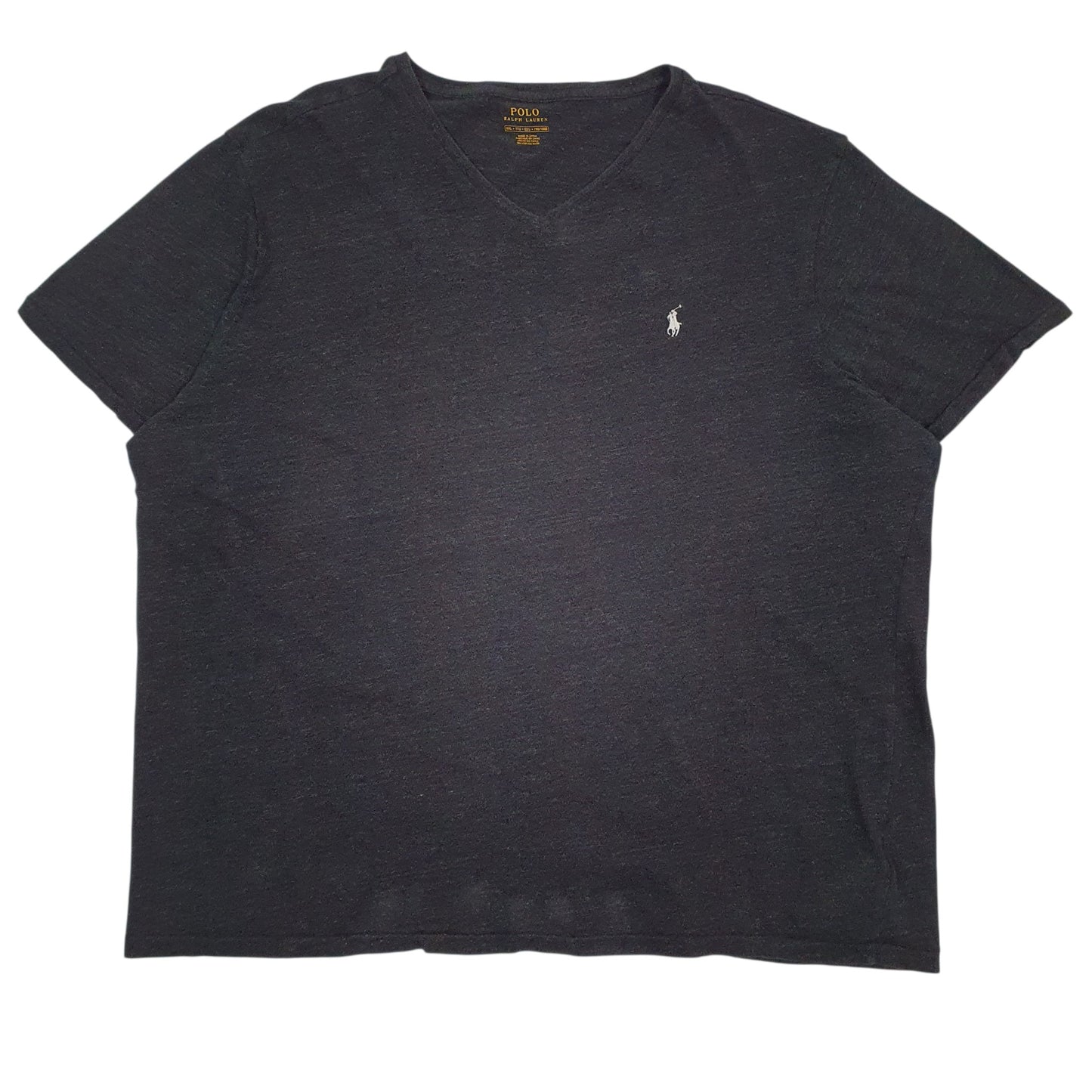 POLO RALPH LAUREN Grey T Shirt Tee Short Sleeve Cotton Mens XXL
