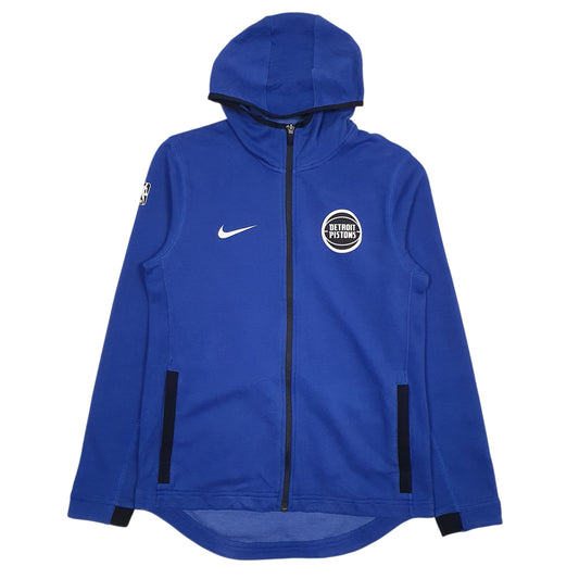 NIKE Full Zip NBA Detriot Pistons Dri-Fit Jumper Sweatshirt Womens L