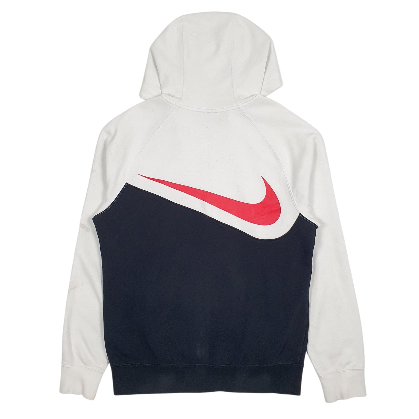 NIKE Full Zip Cotton Blend Jumper Sweatshirt Mens S