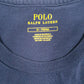 POLO RALPH LAUREN Navy T Shirt Tee Spellout Short Sleeve Cotton Mens M