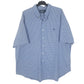 RALPH LAUREN Blue Gingham Shirt Classic Fit Short Sleeve Casual Cotton Mens XXL