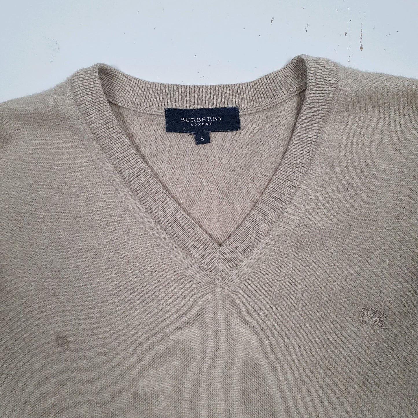 BURBERRY Crewneck Wool Jumper Sweatshirt Mens S