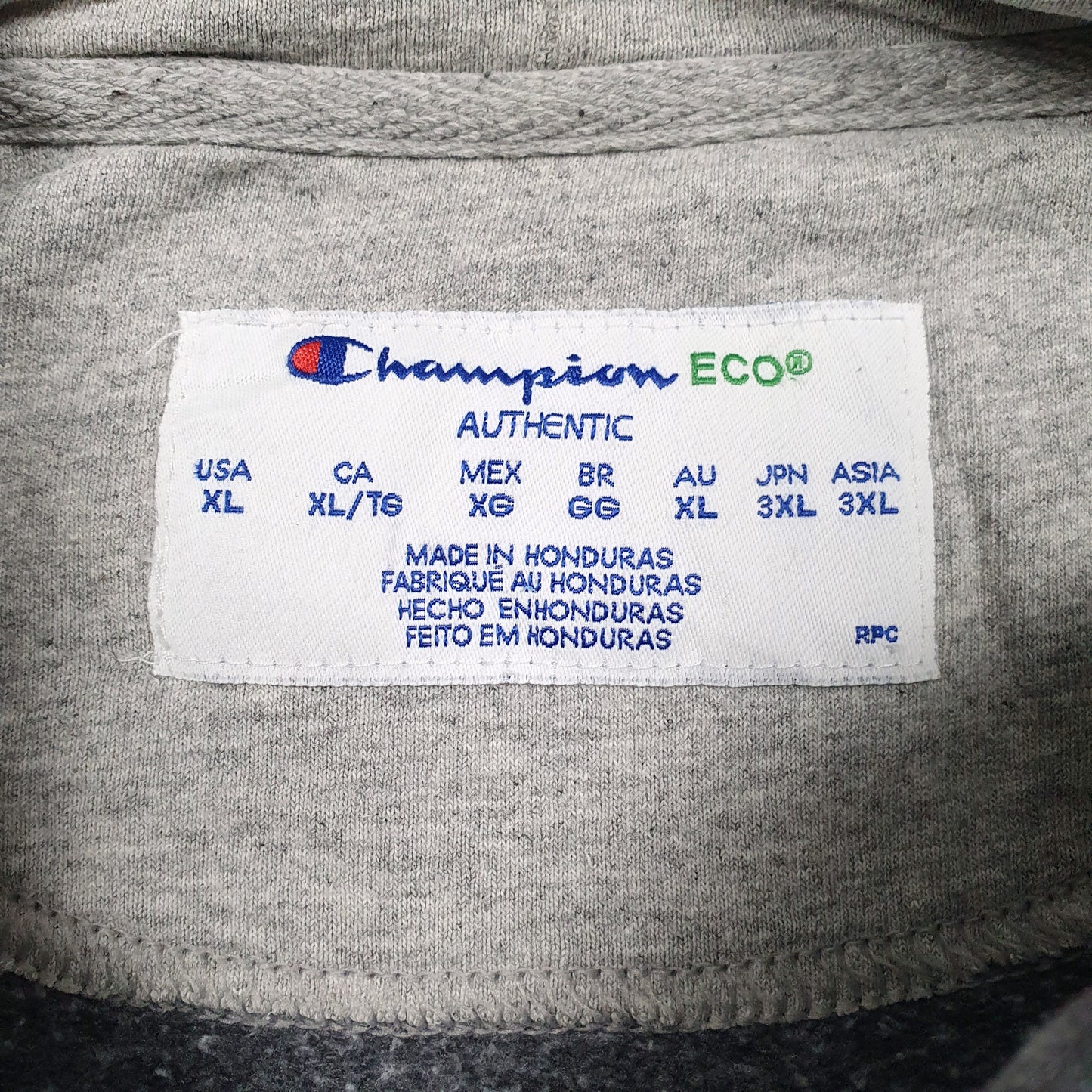 CHAMPION Hoodie Cotton Blend Jumper Sweatshirt Mens XL
