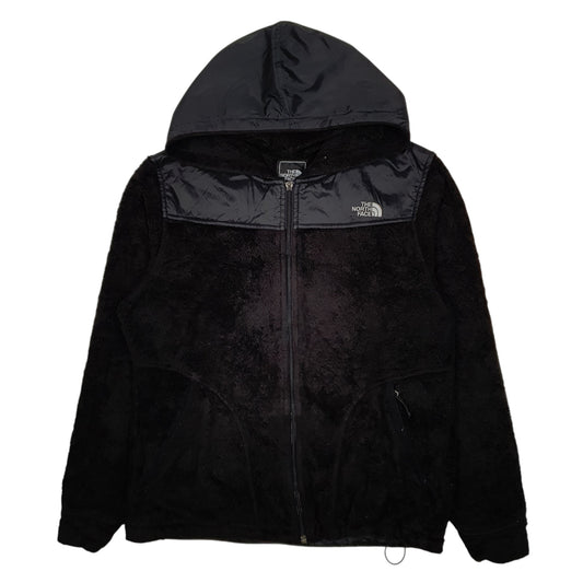 THE NORTH FACE Full Zip Fluffy Hoodie Fleece Jumper Womens L