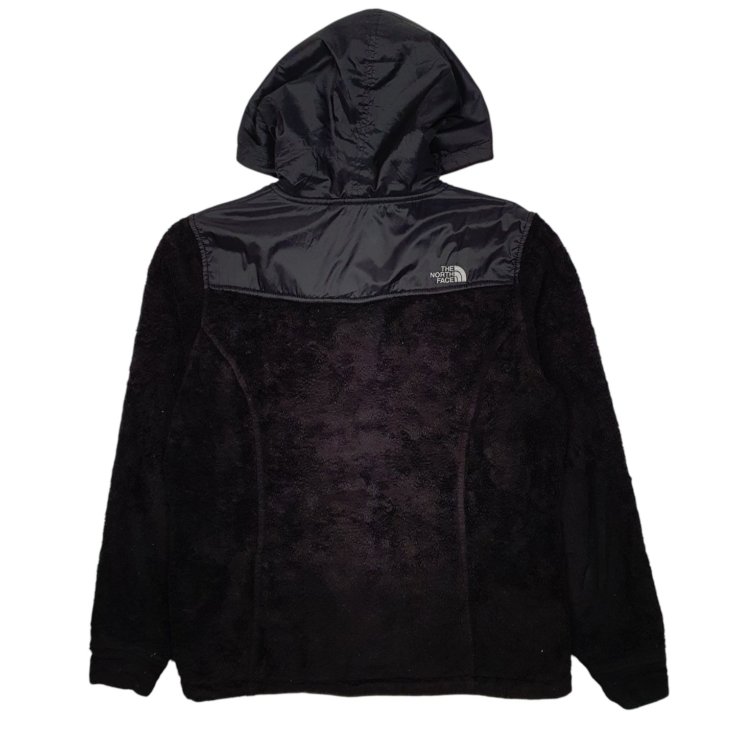 THE NORTH FACE Full Zip Fluffy Hoodie Fleece Jumper Womens L