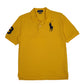 POLO RALPH LAUREN Yellow Polo Shirt Short Sleeve Cotton Mens XS
