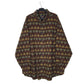 WOOLRICH Green Shirt Aztec Long Sleeve Cotton Mens XXLT