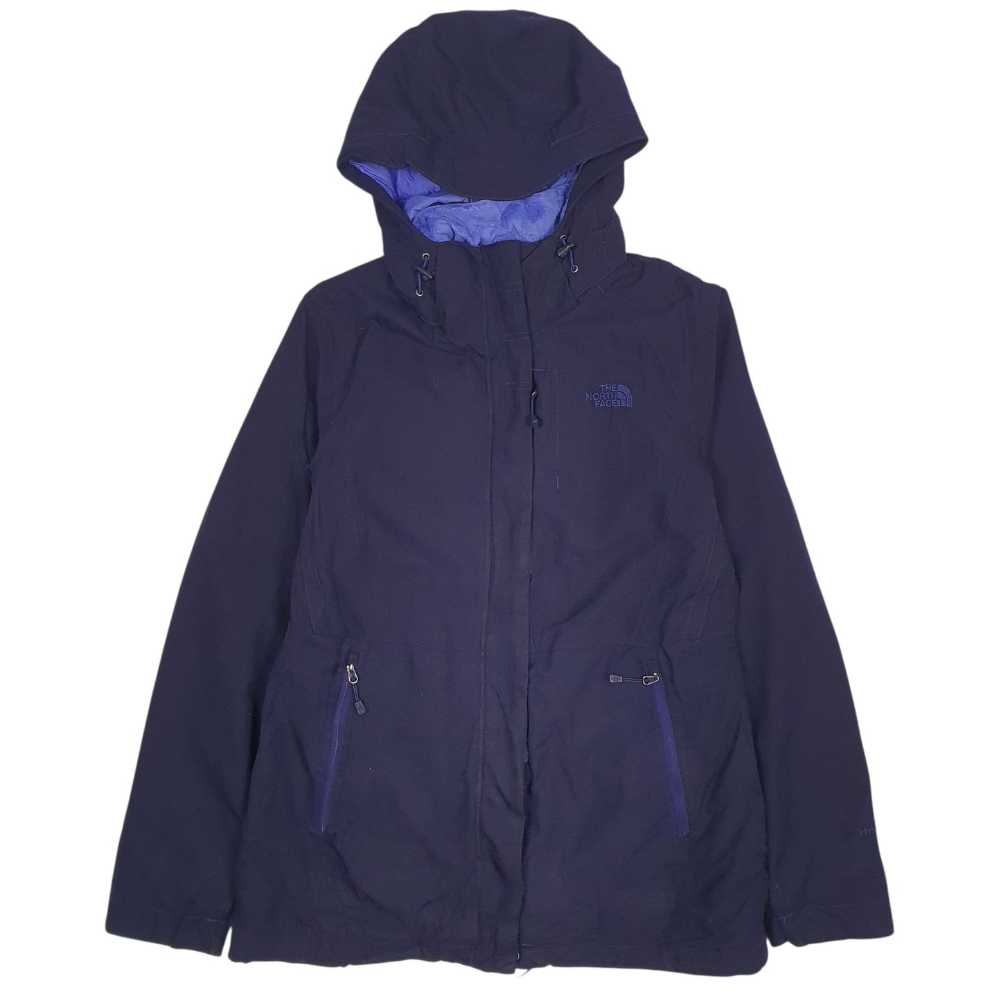 THE NORTH FACE Waterproof Rain Jacket Coat HyVent Insulated Fleece Lined Womens S