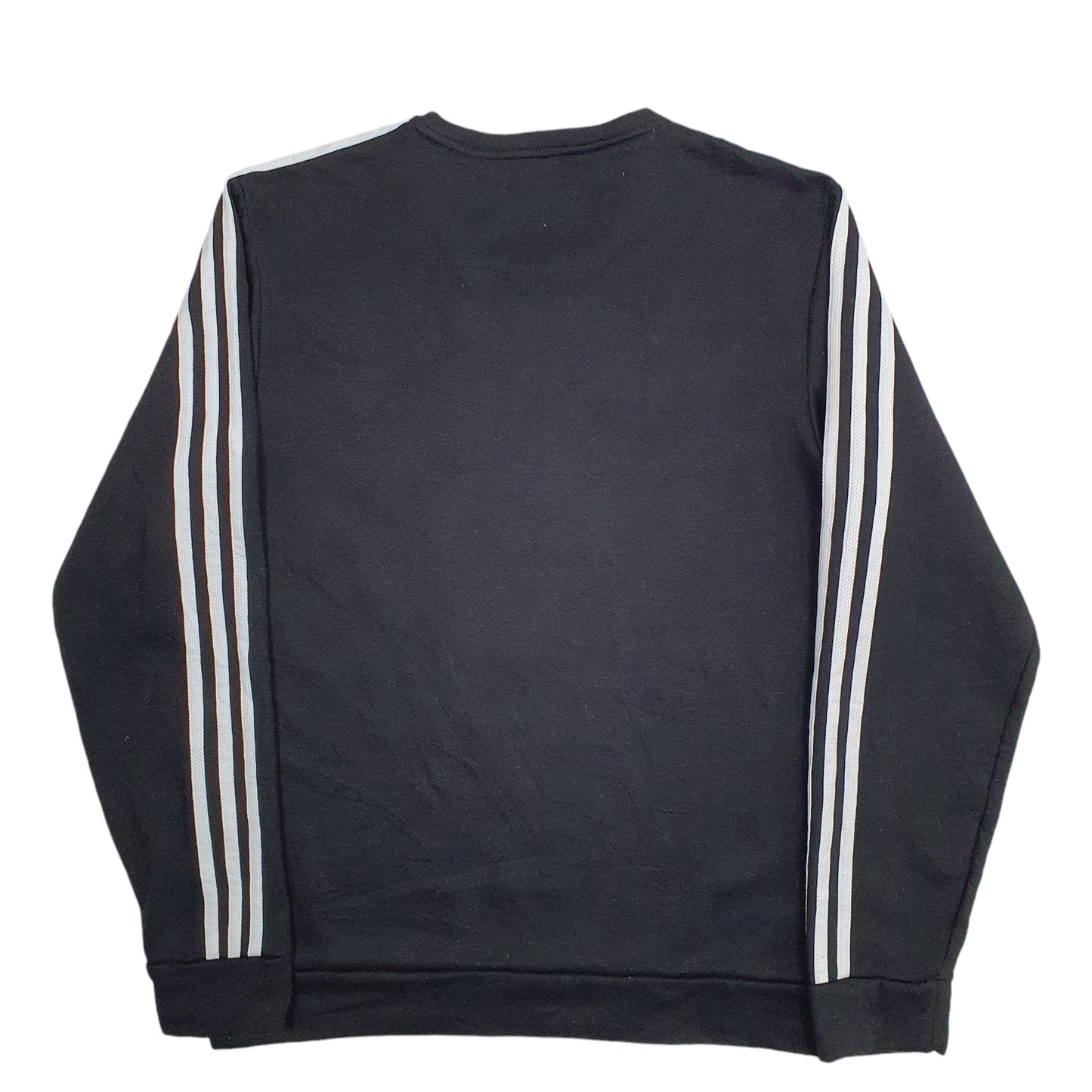 Womens Black Adidas  Crewneck Jumper