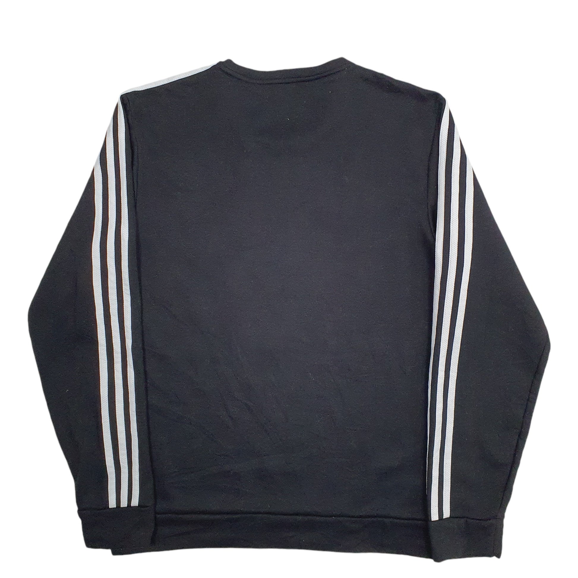 Womens Black Adidas  Crewneck Jumper
