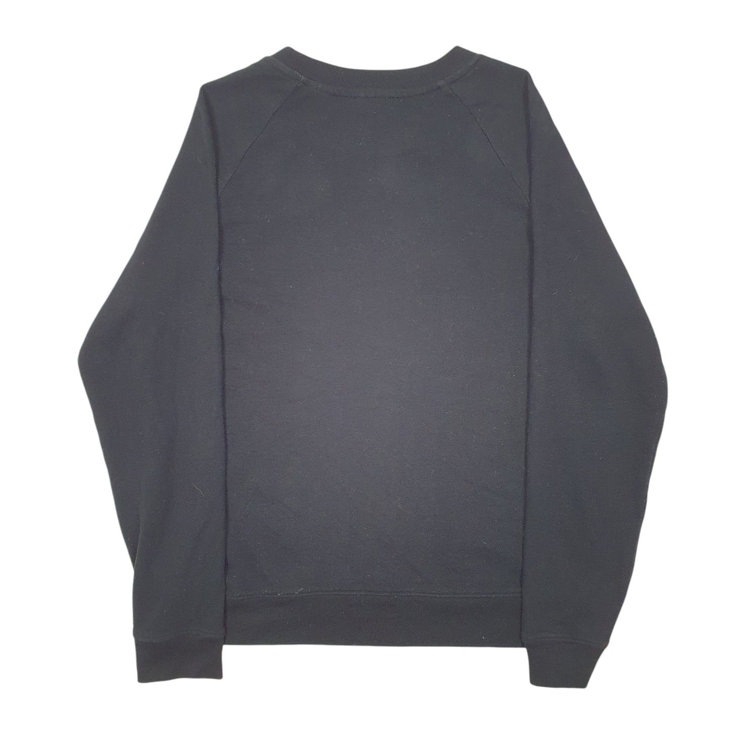 Womens Black Levis Spellout Raglan Crewneck Jumper