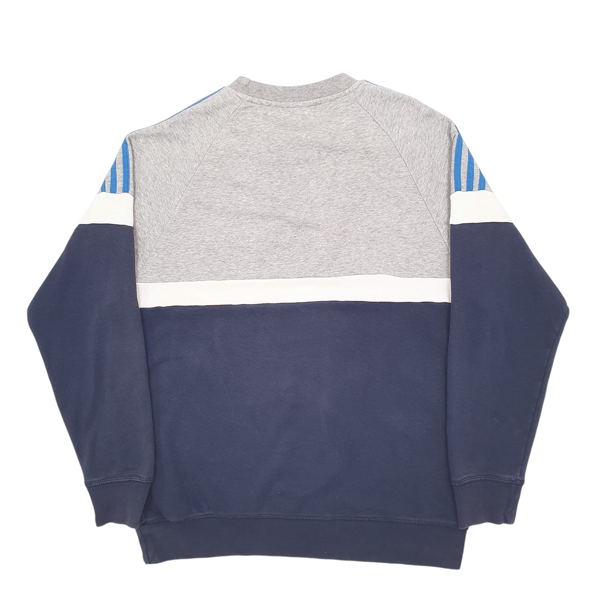 Mens Navy Adidas  Crewneck Jumper