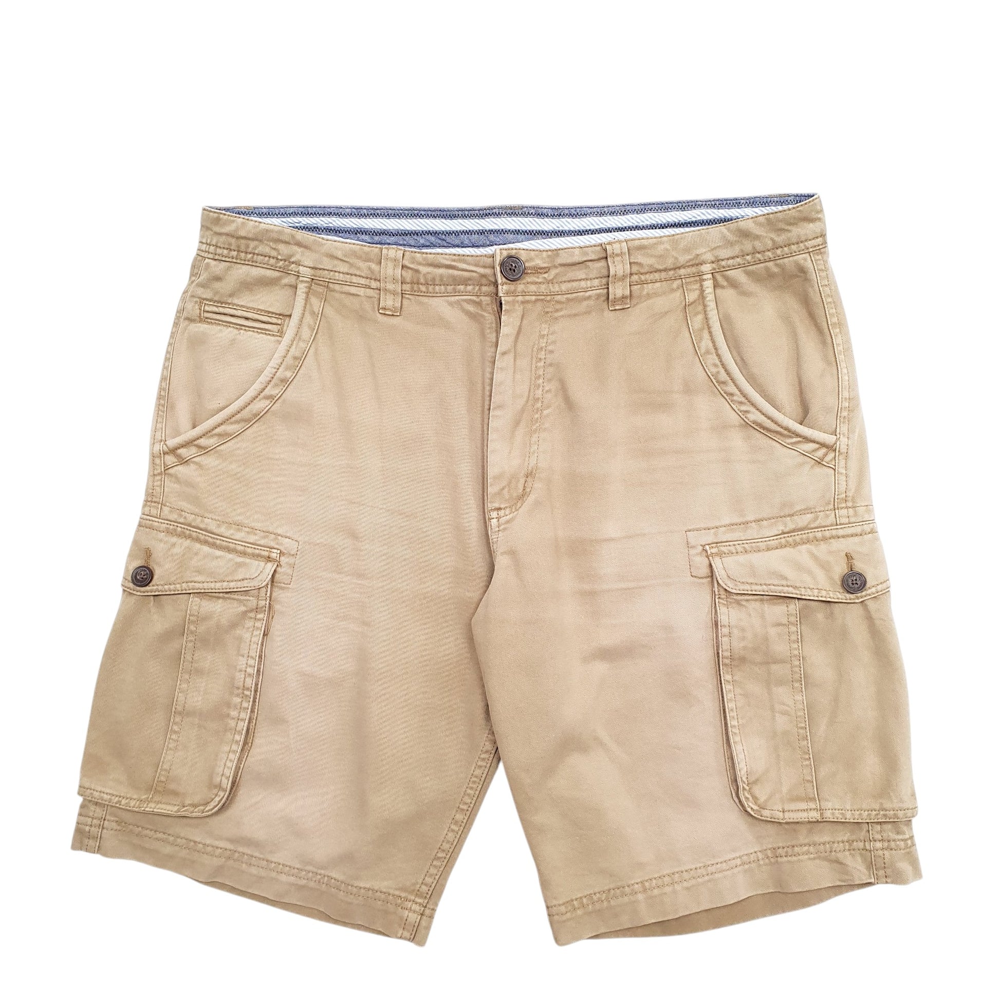 Mens Beige Crew Clothing Company  Cargo Shorts