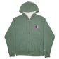 Mens Green Champion  Full Zip Jumper