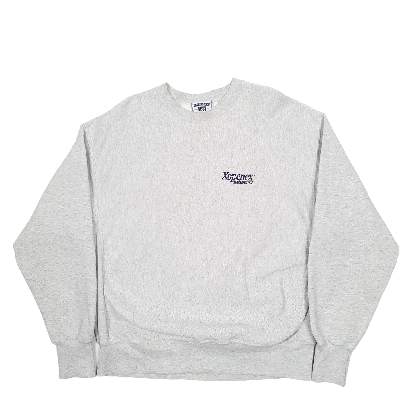 Mens Grey Lee  Crewneck Jumper