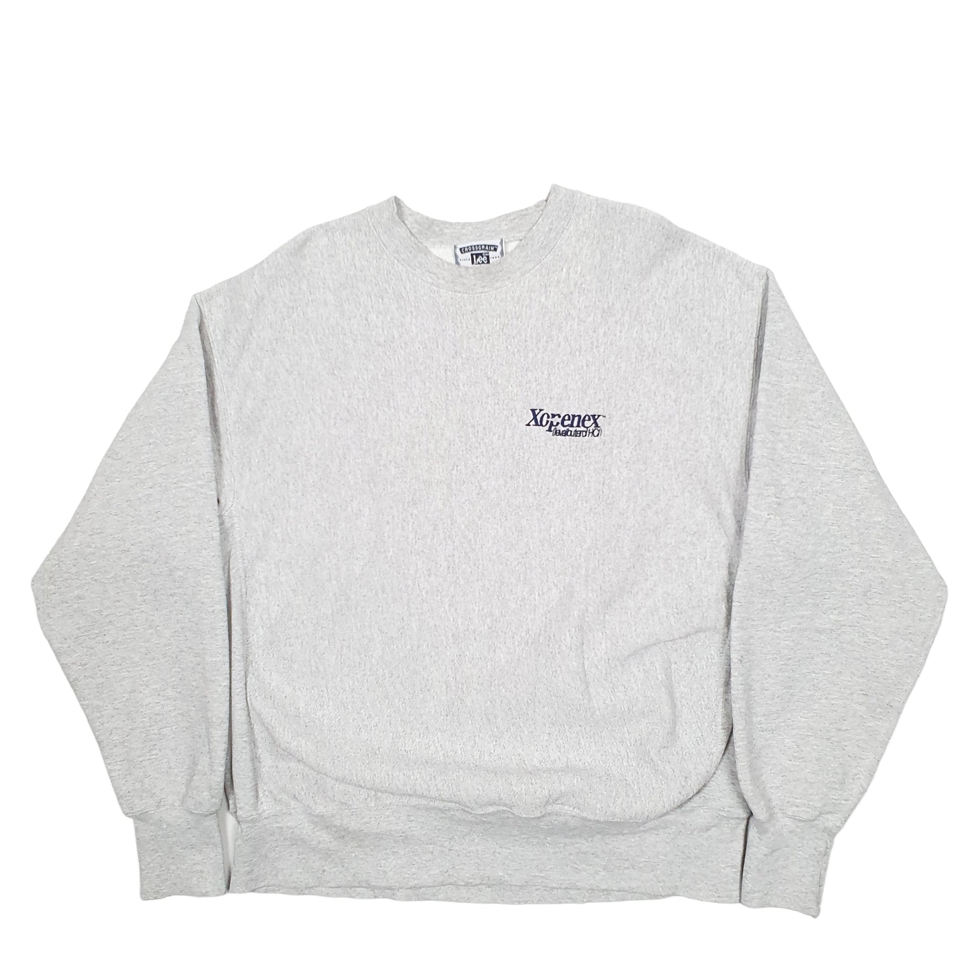 Mens Grey Lee  Crewneck Jumper