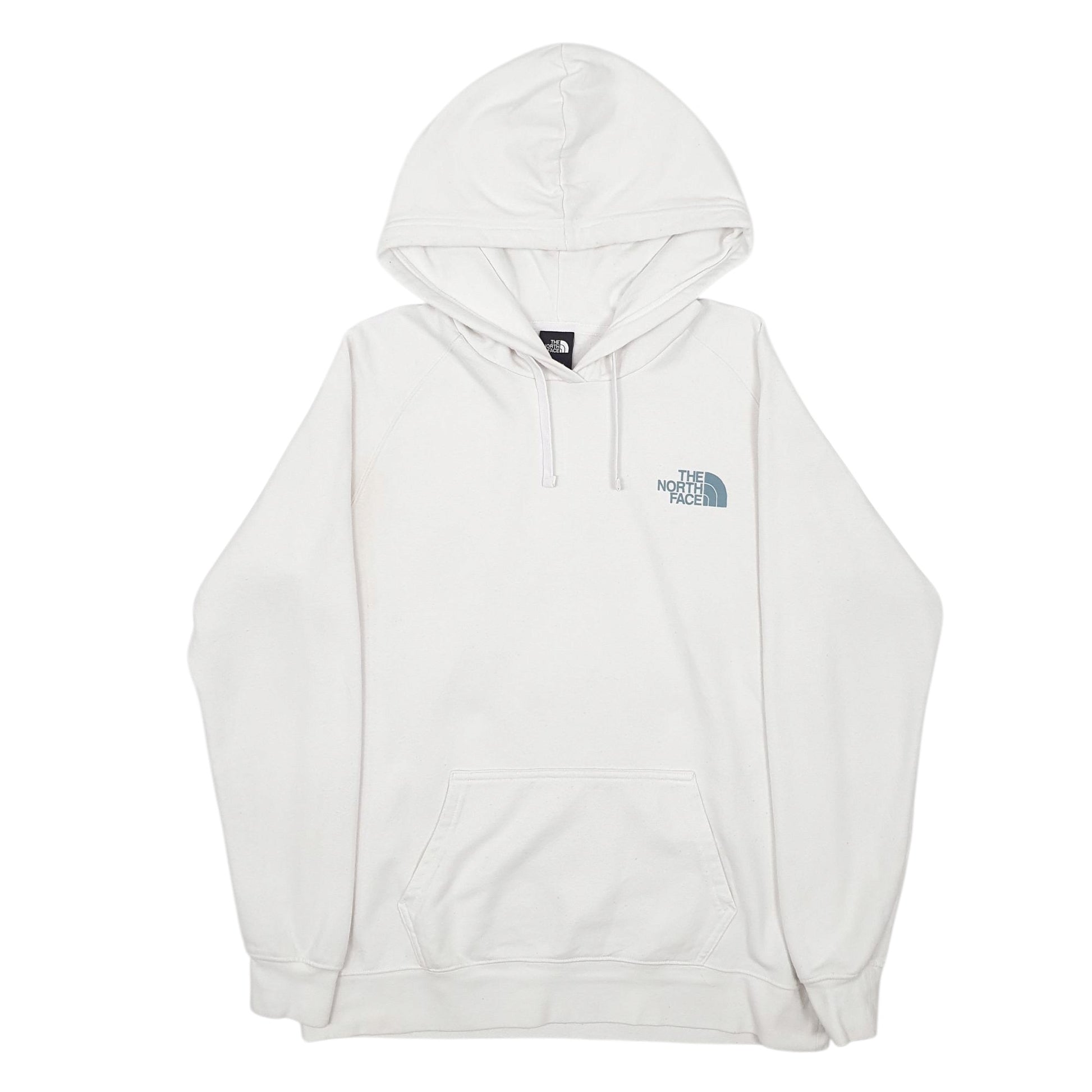 Womens White The North Face Spellout Hoodie Jumper