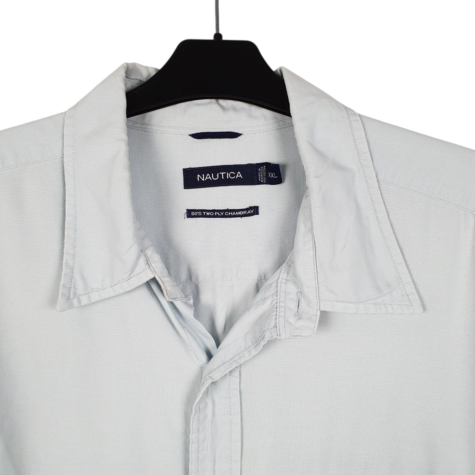 Mens Blue Nautica  Short Sleeve Shirt
