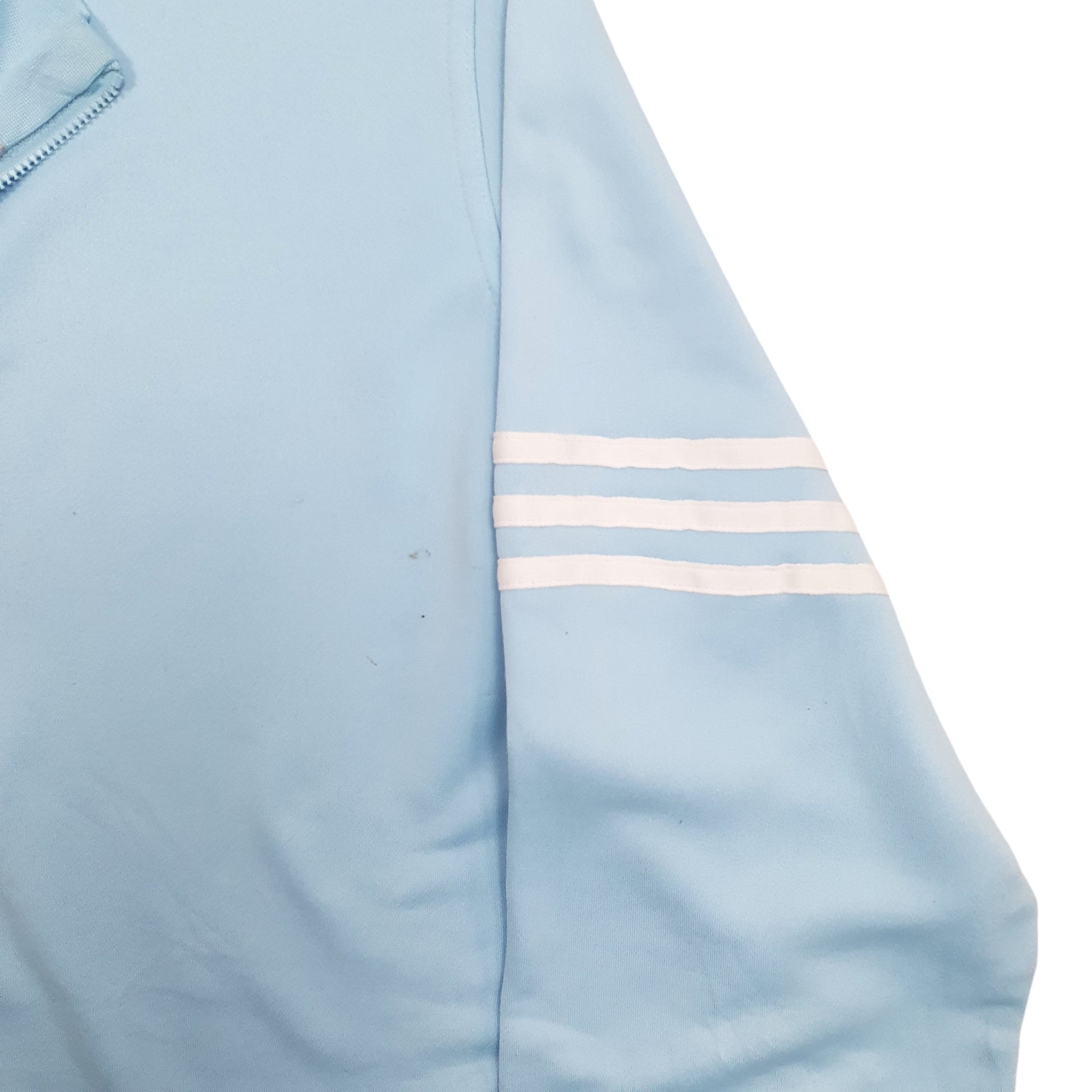 Mens Blue Adidas  Quarter Zip Jumper