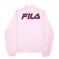 Womens Pink Fila  Quarter Zip Jumper