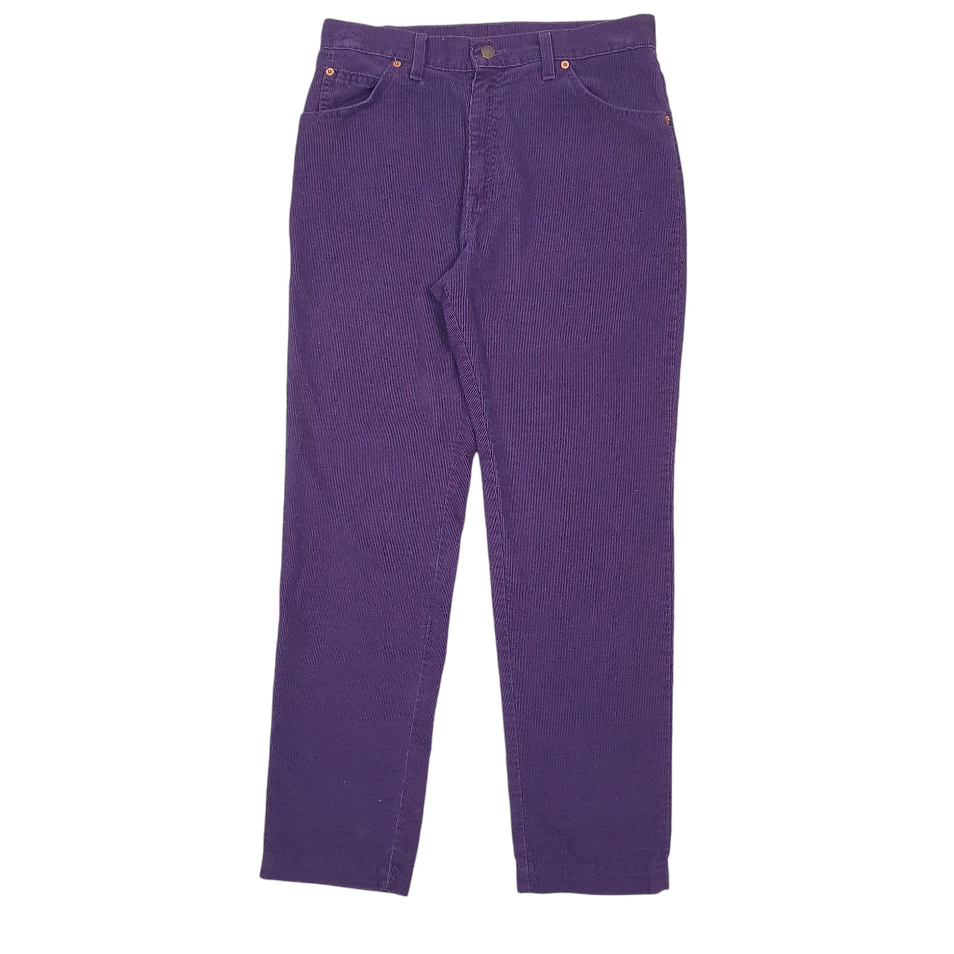 Womens Purple Levis  Corduroy Trousers