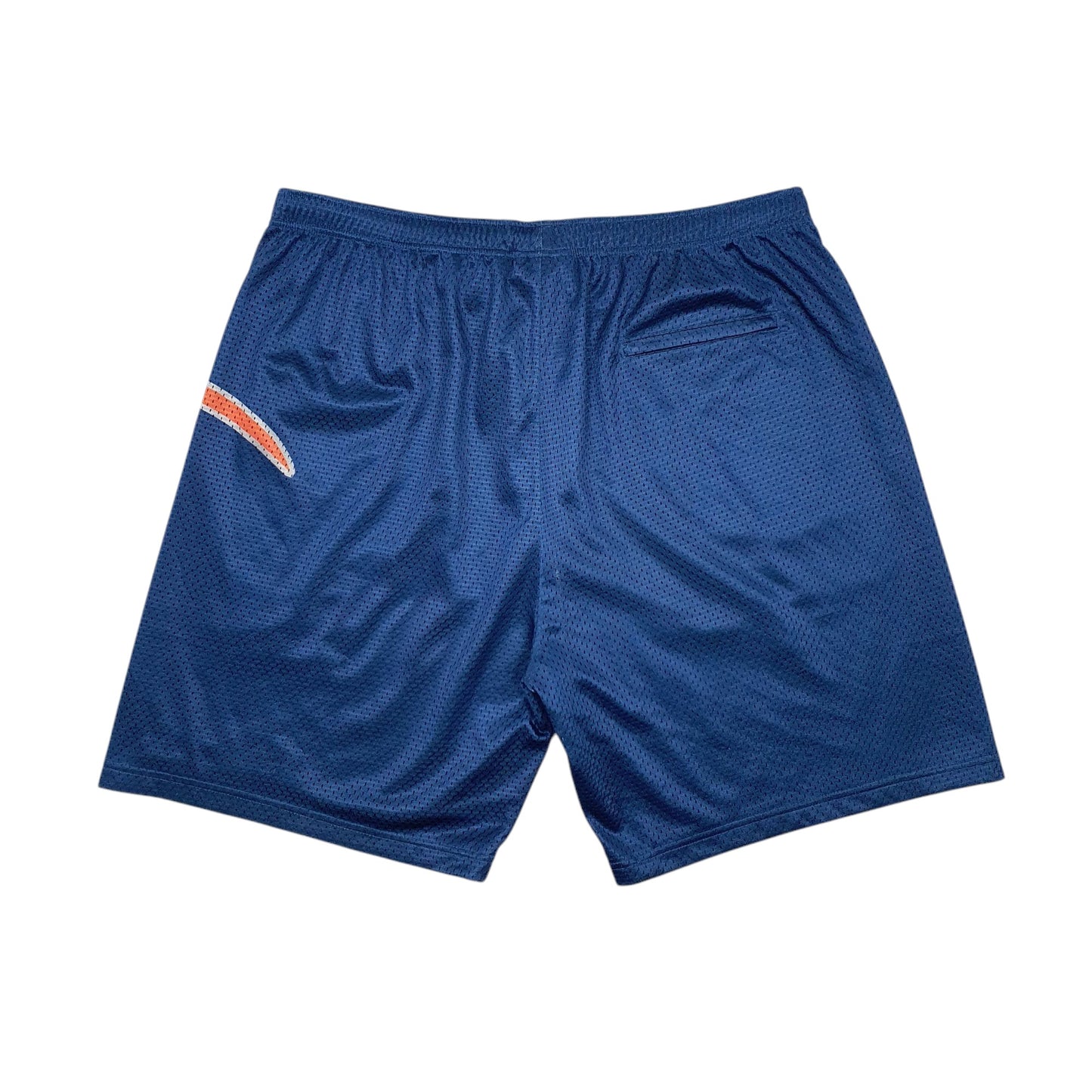 Mens Blue Supreme Spellout Basketball Sport Shorts
