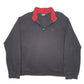 Mens Black Nautica  Quarter Zip Jumper