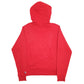 Mens Red Champion Spellout Hoodie Jumper