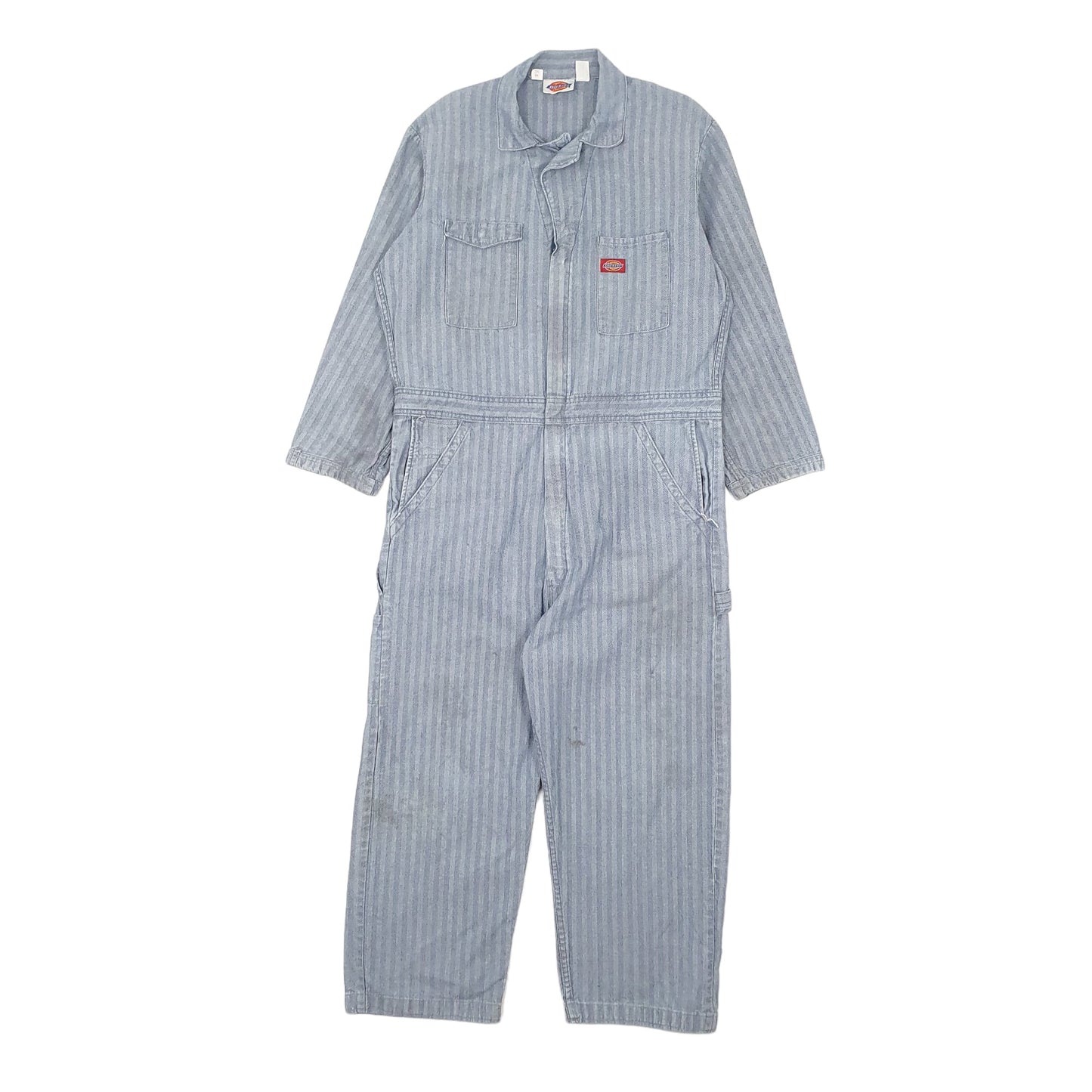 Mens Blue Dickies Vintage 1990s Herringbone Overalls Coveralls  Coat