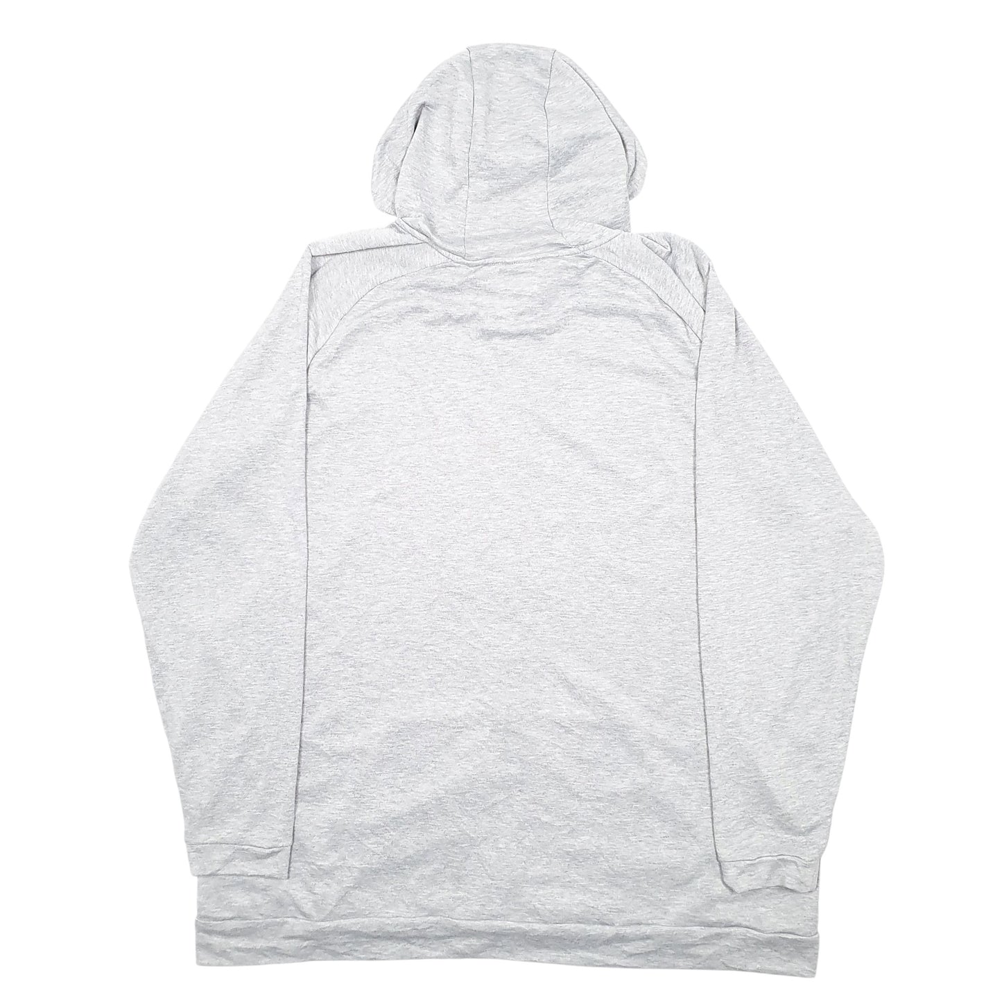 Mens Grey Nike Hoodie Dri Fit Active Tall Full Zip Jumper