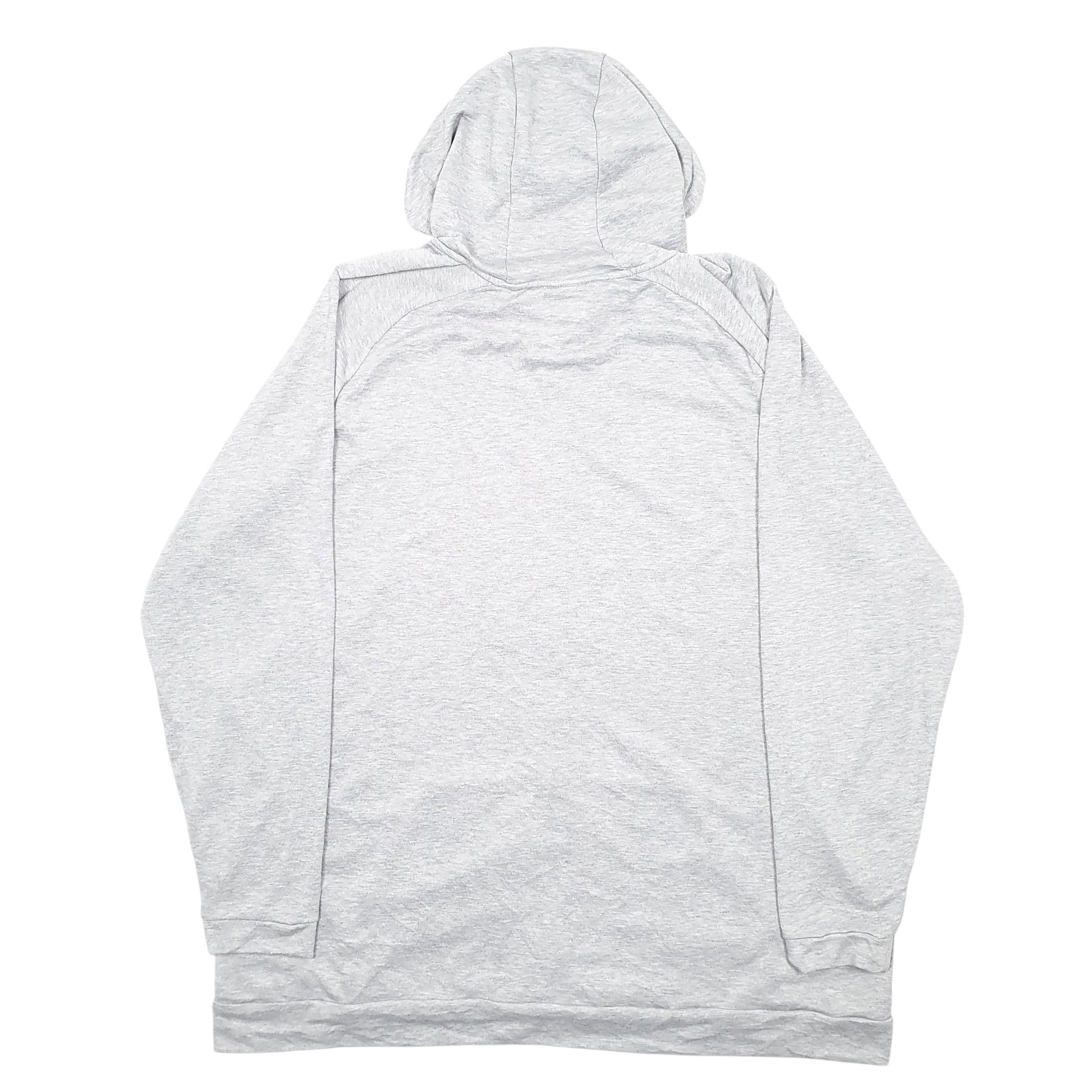 Mens Grey Nike Hoodie Dri Fit Active Tall Full Zip Jumper