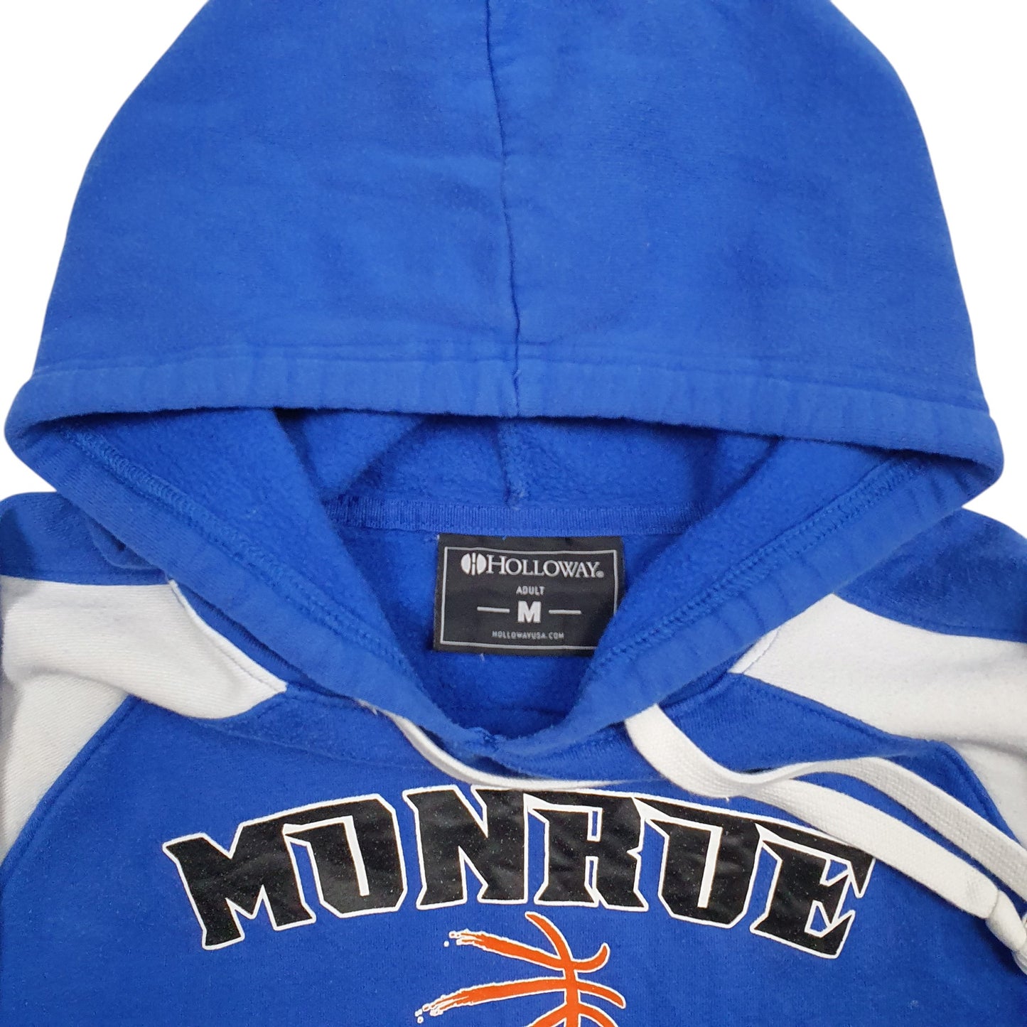 Mens Blue Holloway Monroe Basketball Hoodie Jumper