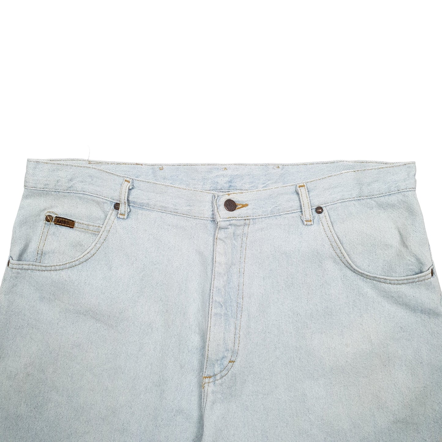 Mens Blue Lee  Denim Shorts