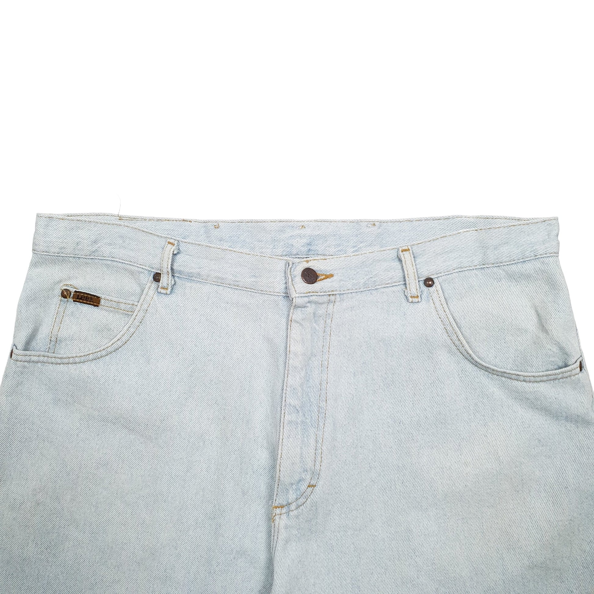 Mens Blue Lee  Denim Shorts