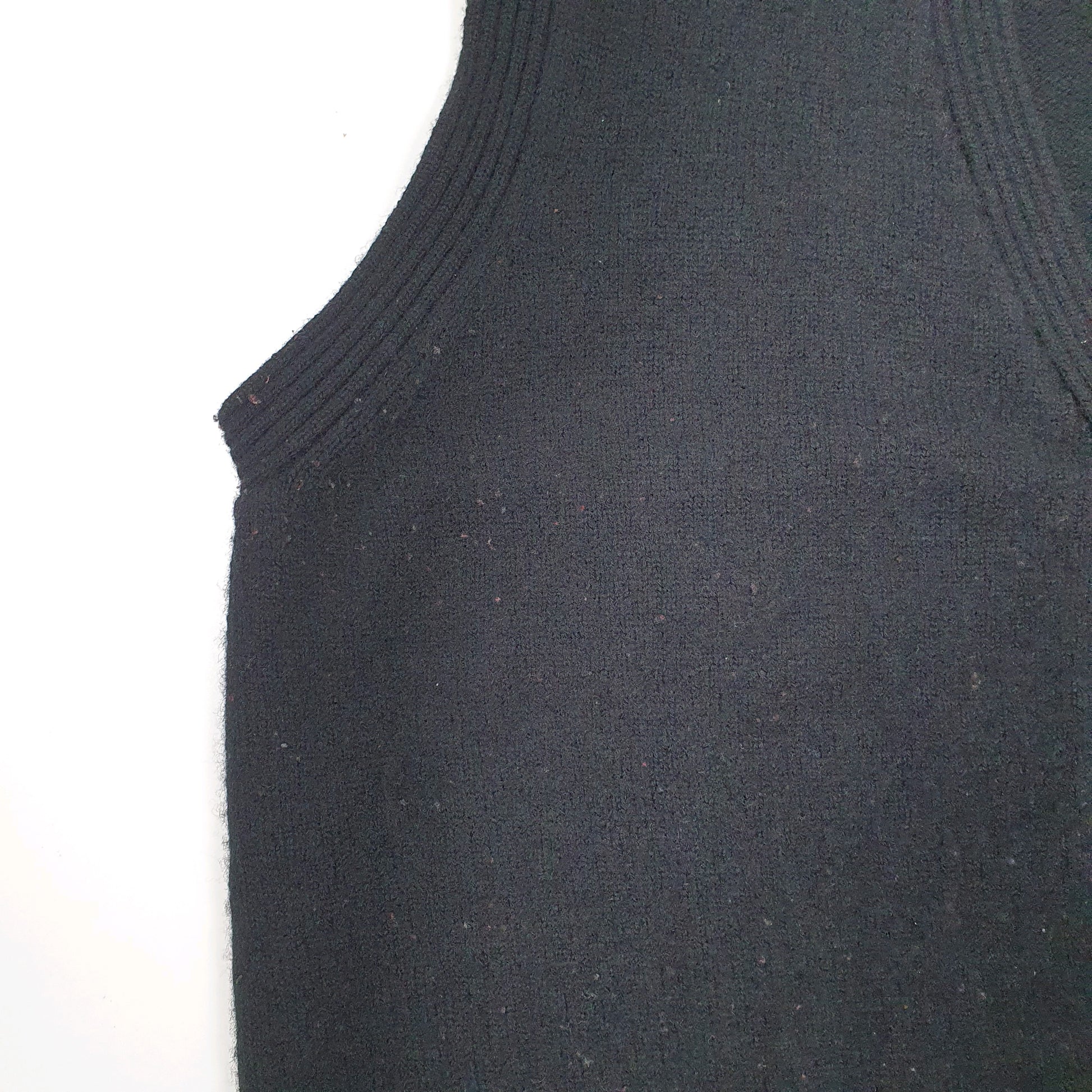 Mens Black Calvin Klein Sweater Vest Waist Coat Jumper